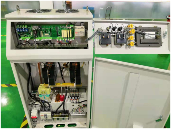 Pipeline preheating and air-cooling induction heating equipment