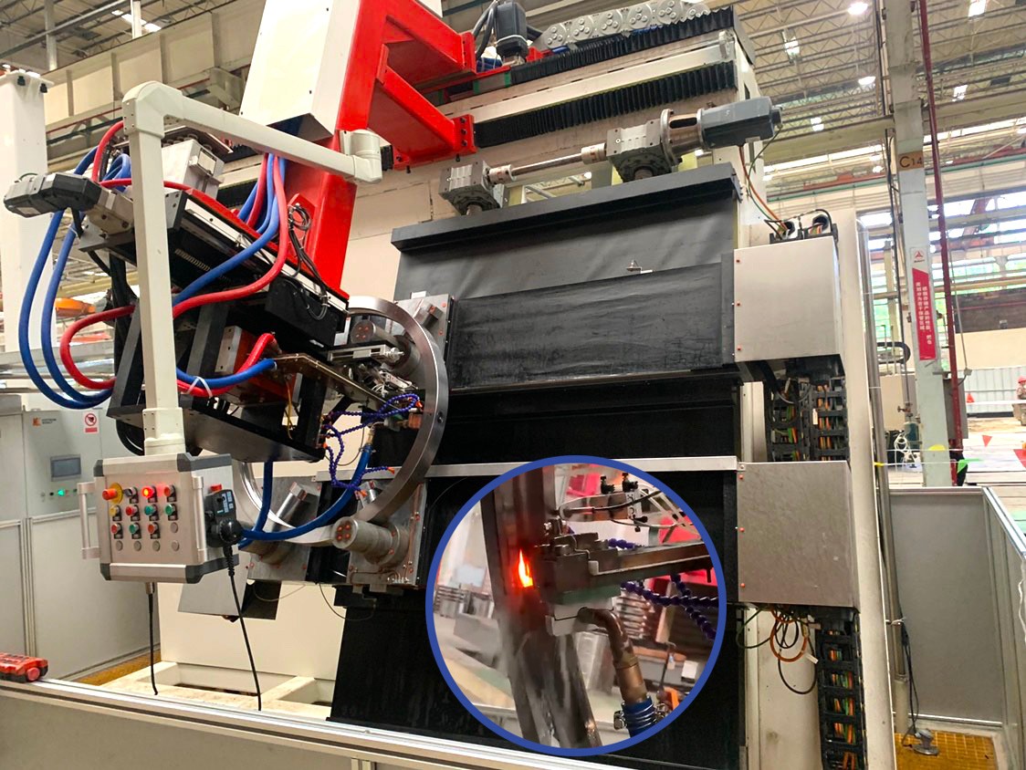 Complete set of Raceway CNC Quenching Machine