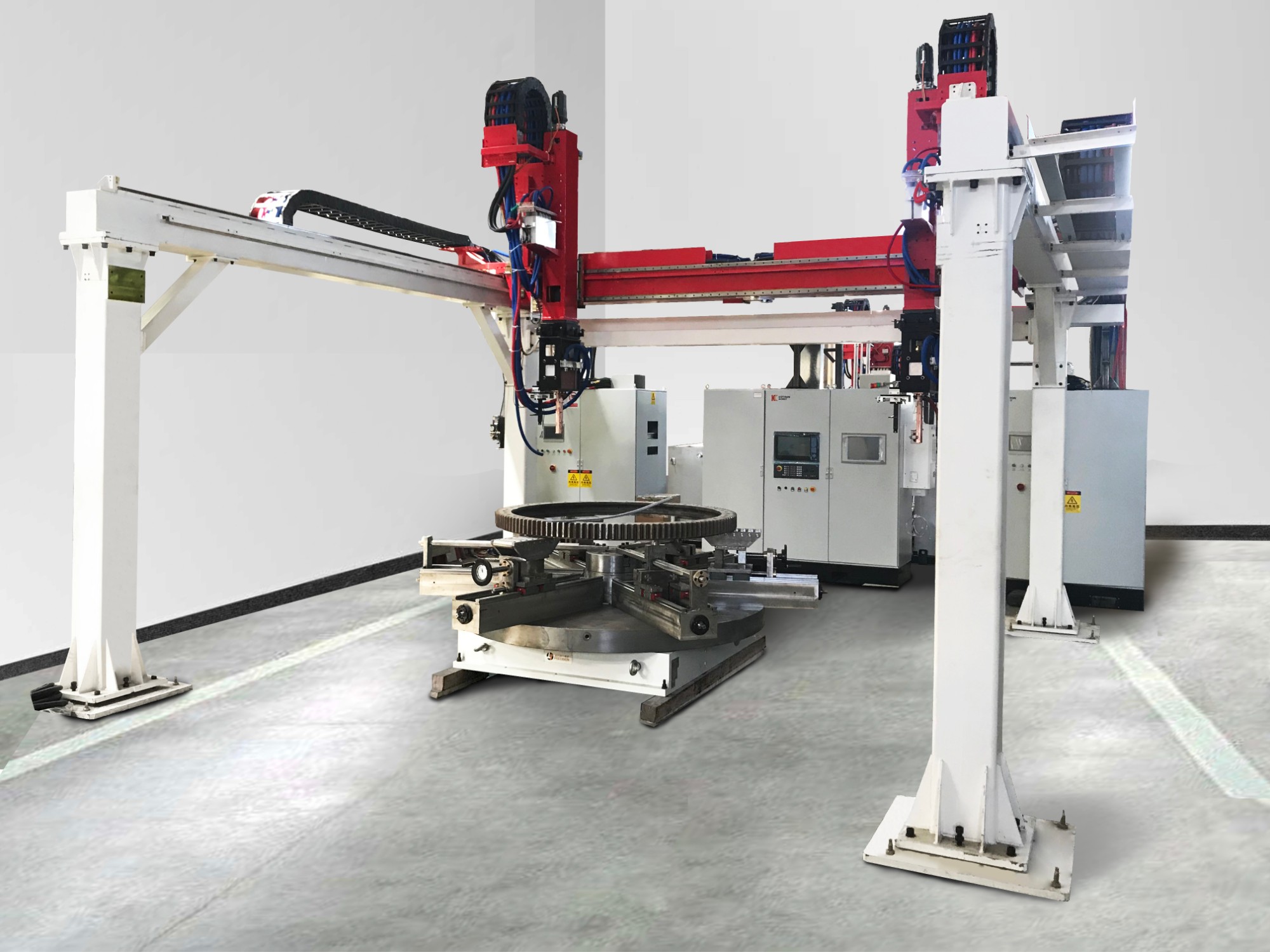 Complete set of Raceway CNC Quenching Machine