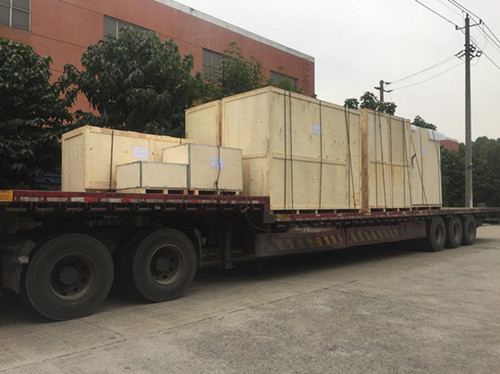 Congratulations! DSP-500kw intelligent induction heating equipment Export to Russia Succcessfully