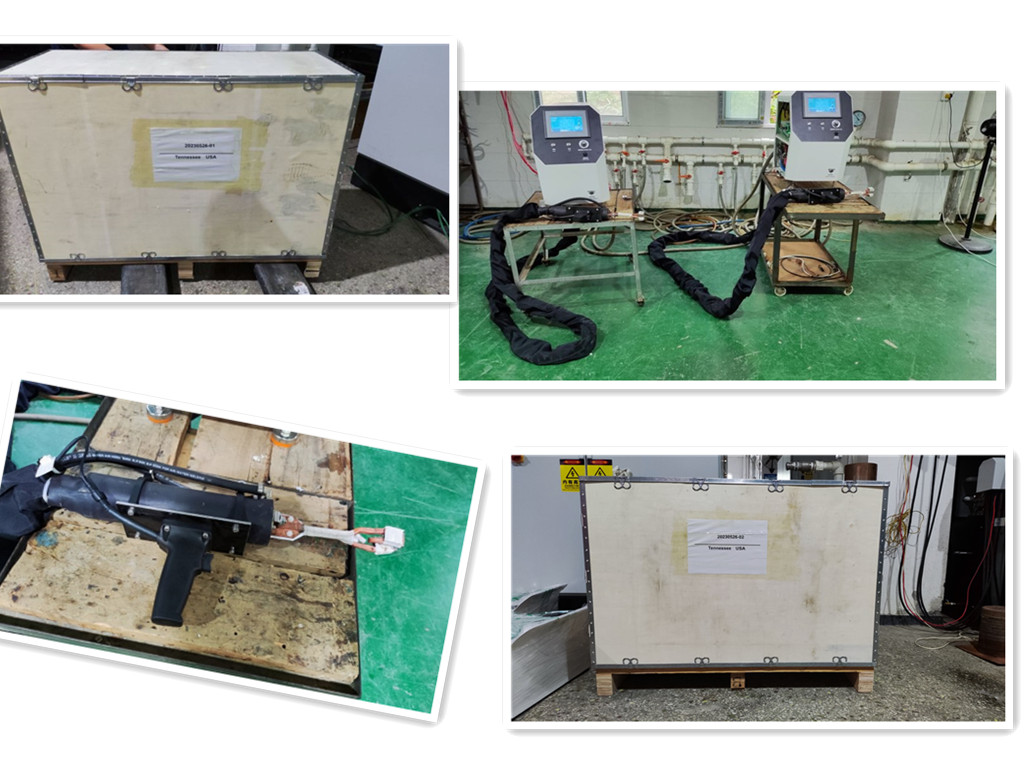 30KW portable induction heating machines with handheld transformers