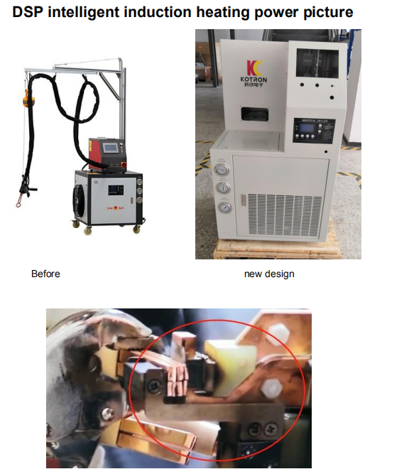 IGBT Portable induction heaters for brazing of copper strips