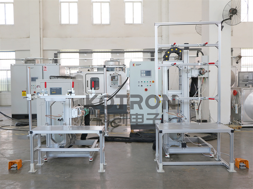 Induction Brazing machine for Bus car air conditioning pipeline welding