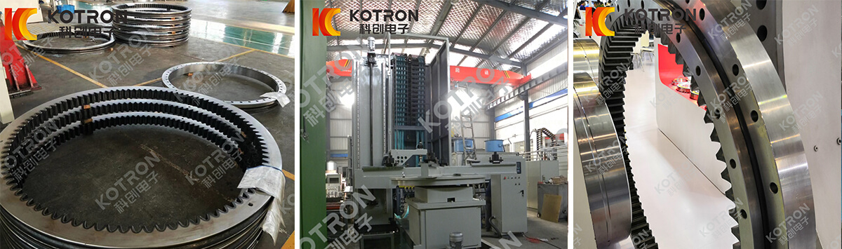 Slewing Bearing Raceway And Gear Induction Hardening Equipment