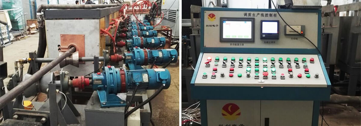 Circular Tube, steel Tube, drill Pipe Quenching And Tempering Heat Treatment Production Line
