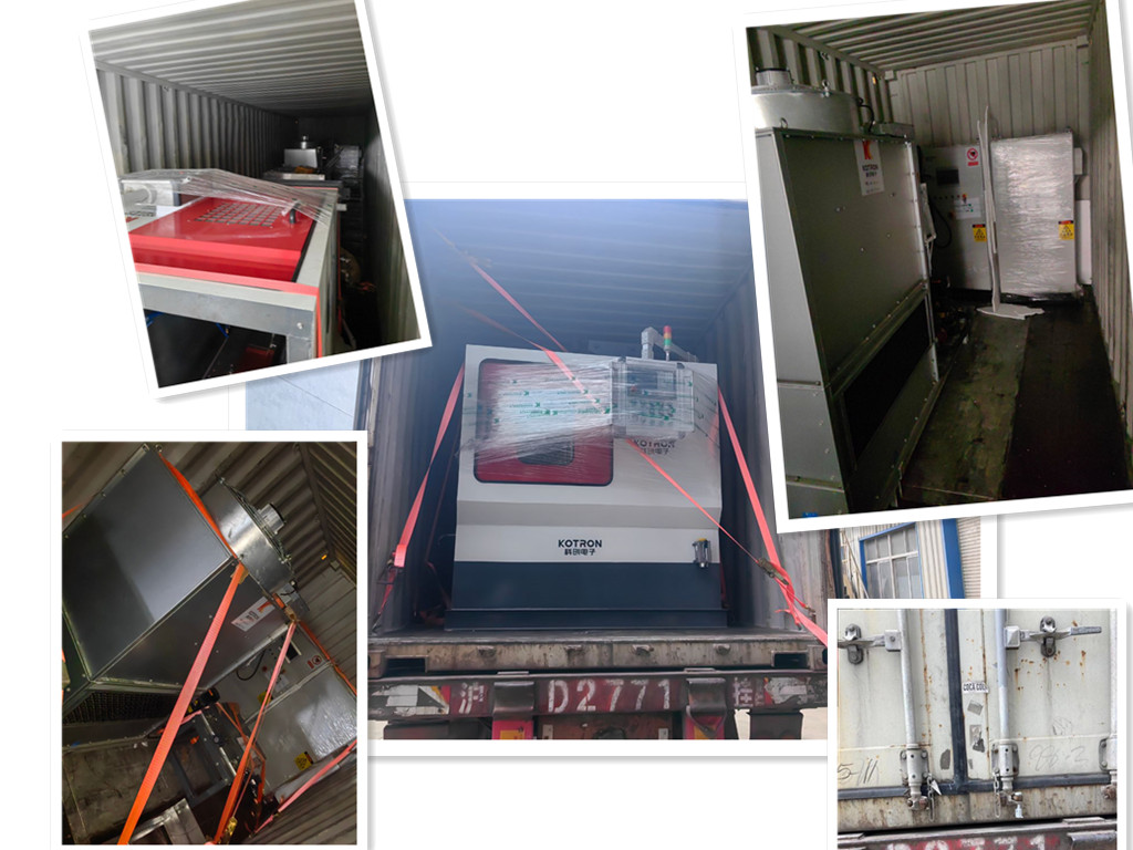 Congratulations! A 40HQ Container full of CNC induction hardening machine tools ready for shipment to Canada