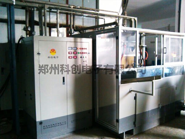 Bullet shell induction annealing line
