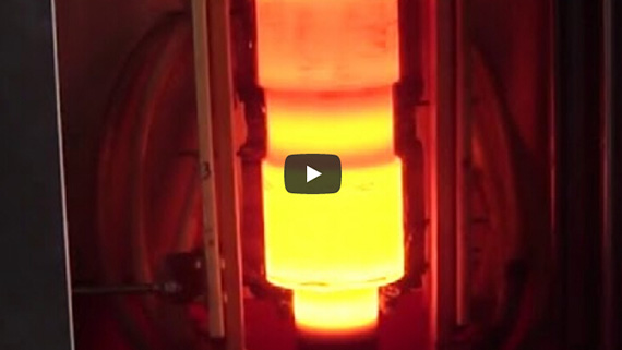 Ladder shaft induction heating equipment