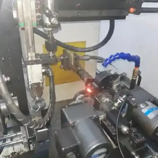 Engine Valve Stem Induction Quenching System