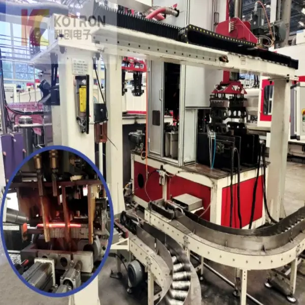 Induction heat treatment of Track Chain Link - Image 2