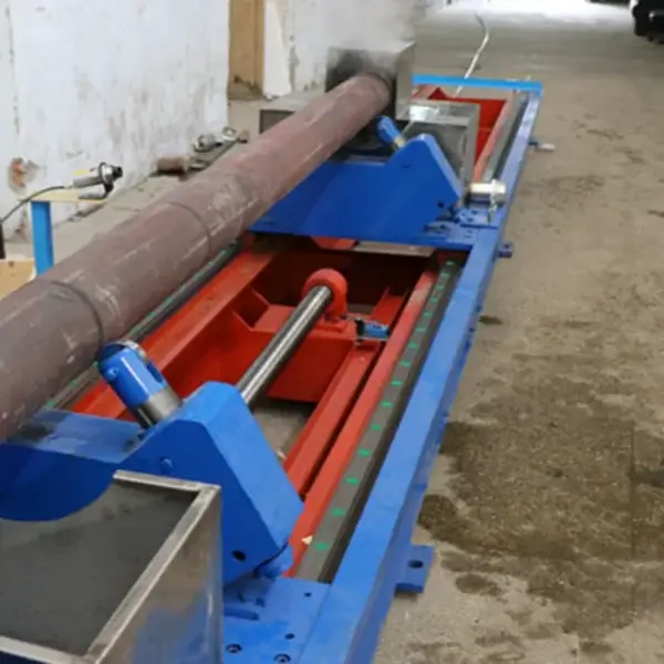 Quenching the inner wall of concrete pump pipe - Image 4