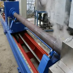 Quenching the inner wall of concrete pump pipe (4)