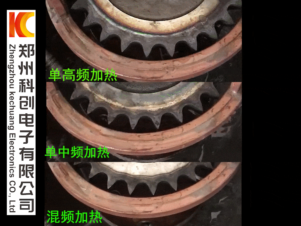 Multi-frequency induction heating Generator for gear hardening-min