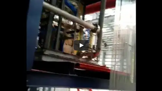 Steel strapping induction heating blue production line